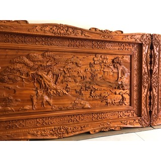 Tranh Gỗ Đồng Quê Việt