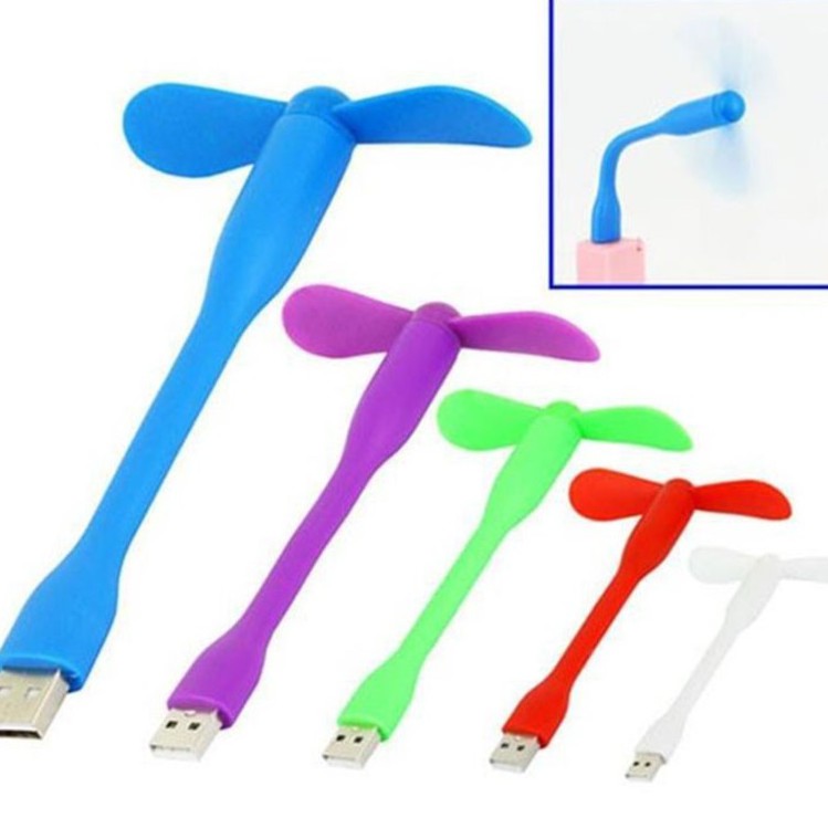 combo 5 Quạt mini 2 cánh rời cổng USB