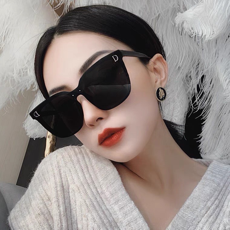 Kính Mắt Gọng Chữ D Màu Đen Siêu Hot Phong Cách Hàn