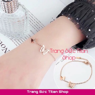 Lắc tay nữ titan bướm thời trang LT06