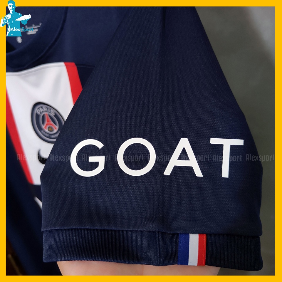 LOGO THÊU Bộ Quần Áo Bóng Đá CLB PSG Sân Nhà 22-23 Màu Tím Than BẢN ĐẸP - Alex Sport