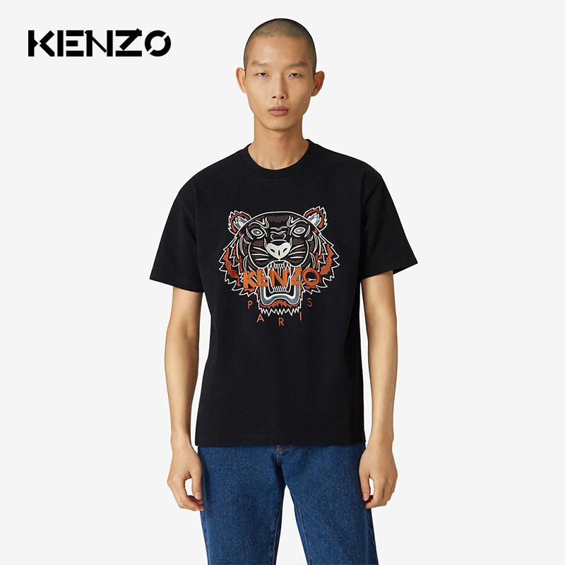 Áo Thun Nam Đầu Hổ Cổ Điển KENZO FA65TS0674YF