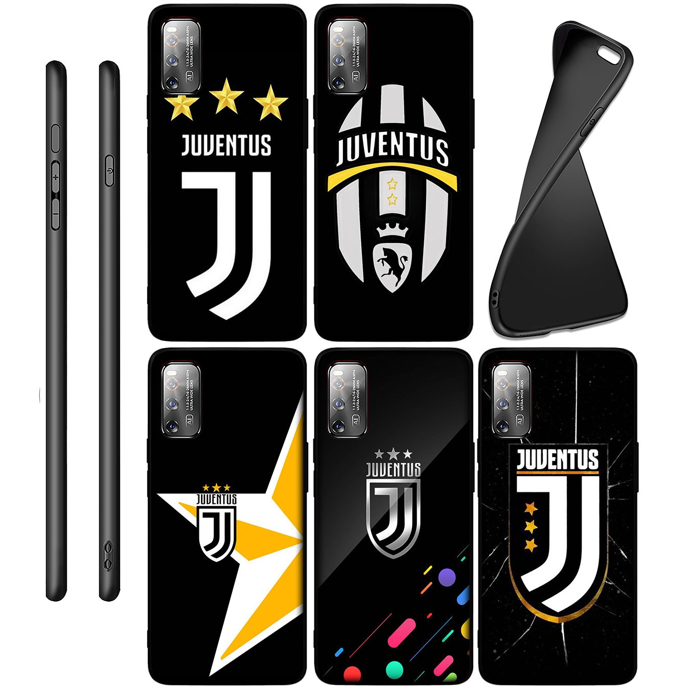 Ốp Lưng Silicone Mềm In Hình Logo Juventus Cho Oppo Realme C17 C15 C12 X3 Xt X2 X7 7 7i Nrz 20 Pro Realme7I Realmec12