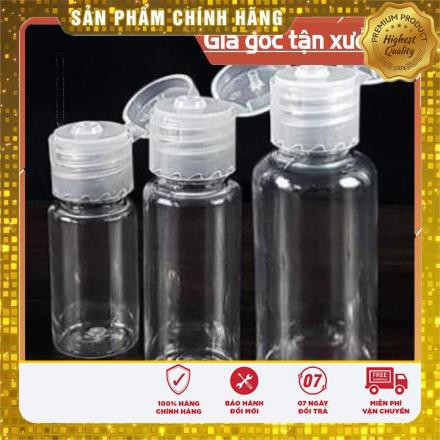 [20ml/30ml] Chai lọ nhựa pet nắp bật chiết mỹ phẩm