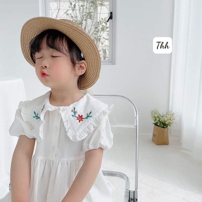 VÁY TRẮNG CHO BÉ GÁI ĐI HỌC TỪ 1 ĐẾN 6 TUỔI