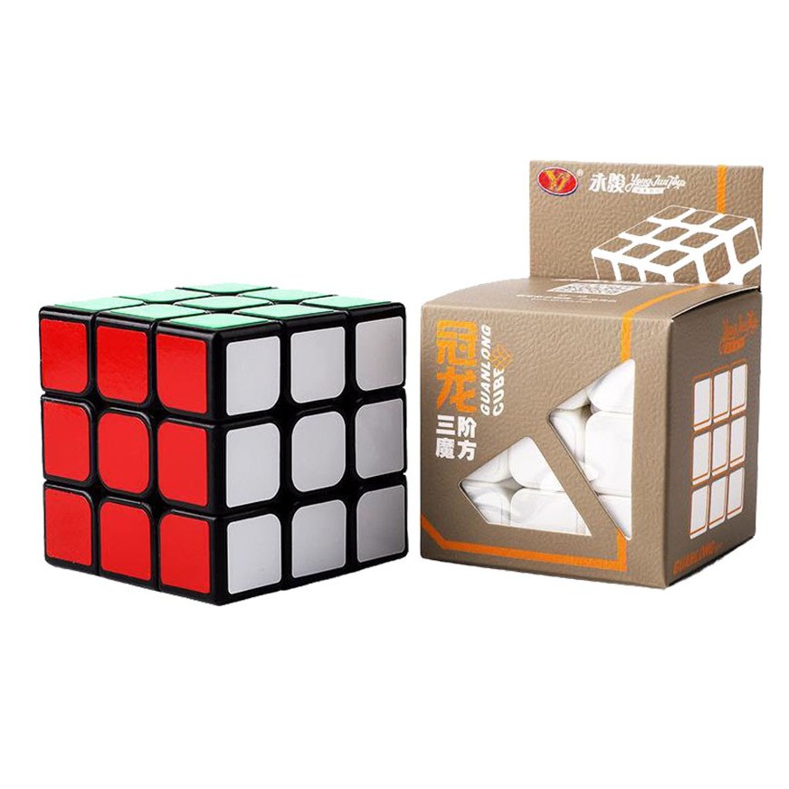 Rubik 3x3 YJ GuanLong V3 YongJun YJ3D Viền Đen Rubic 3 Tầng Ma Thuật