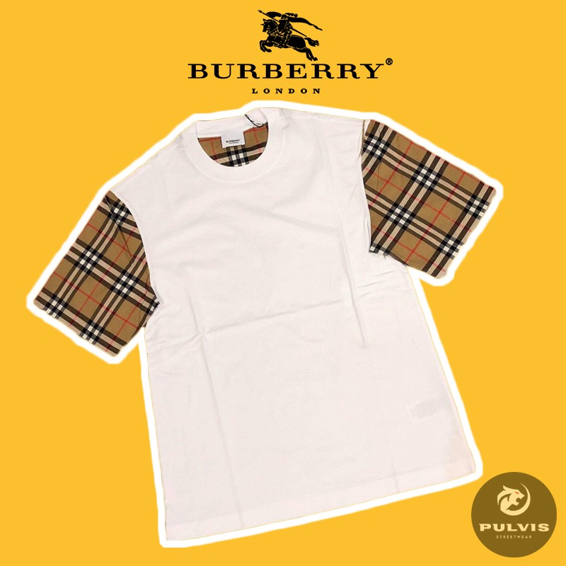 ⚡️[Hight Quality] - Áo thun bbry cao cấp full tag túi, áo tee bbr cao cấp Trắng