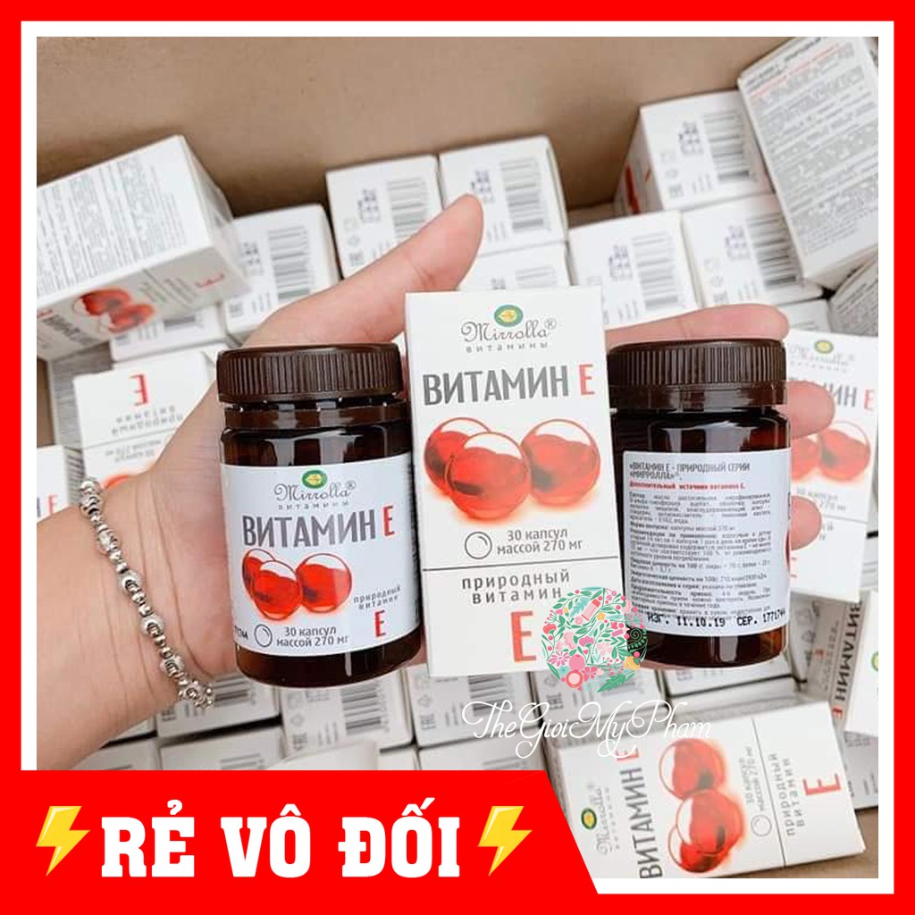 Vitamin E Đỏ 270mg  Nga | BigBuy360 - bigbuy360.vn