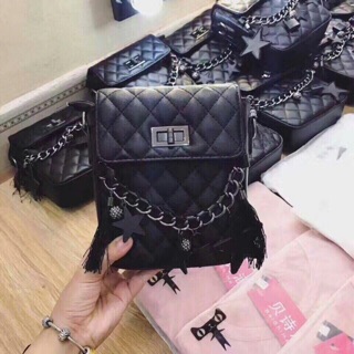 Balo mini dây chuông da mềm