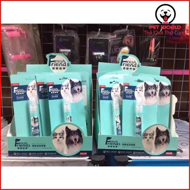 Xịt Thơm Miệng Cho Chó Mèo Fresh Friend 14ml