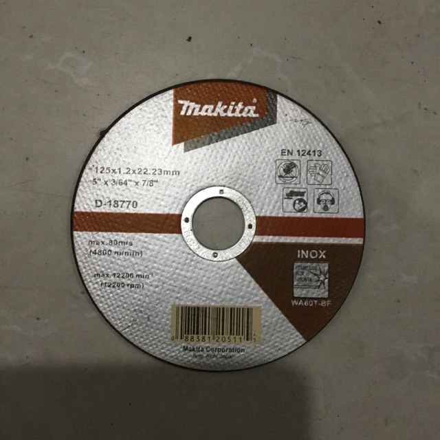 Đá cắt sắt Makita D-18770