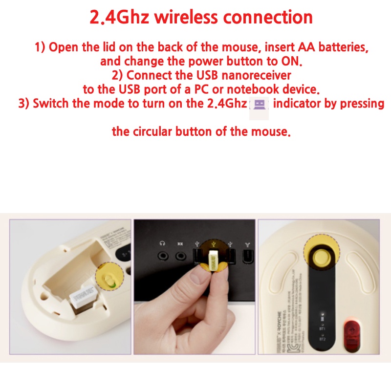 Chuột Bluetooth Không Dây 2.4ghz PEANUTS Snoopy Cho Apple laptop TABLET NOTEBOOK TABLET