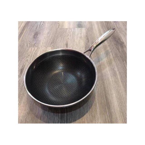 Chảo Chống Dính Sâu Lòng Tổ Ong 32cm Dùng Mọi Loại Bếp - Chảo Tổ Ong Dày Dặn Nặng Tay