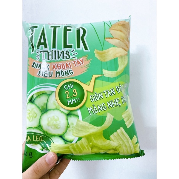 Bánh snack dưa leo Oishi 32gram, đồ ăn vặt