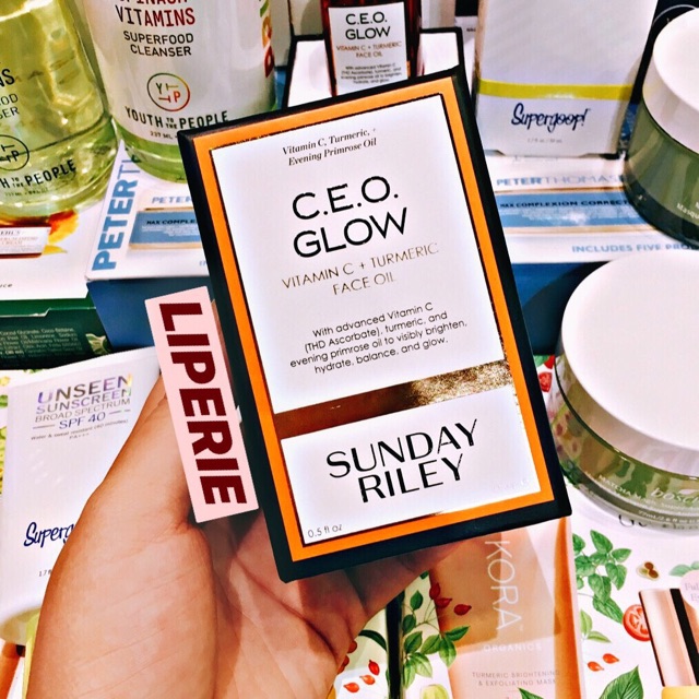 Dầu dưỡng sáng da tinh chất nghệ C.E.O Glow Vitamin C + Turmeric Face Oil