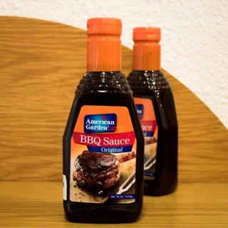 Combo 2 chai sốt BBQ truyền thống American Garden 510g