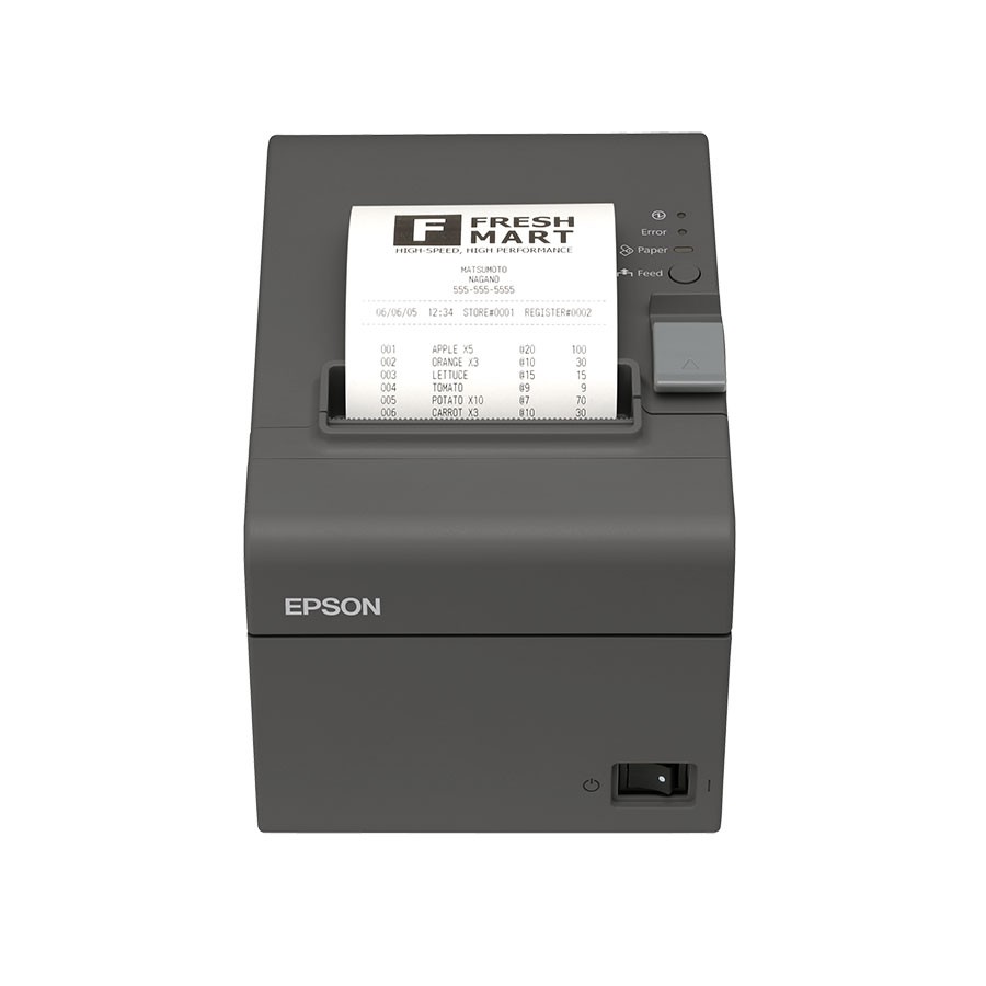 Máy in nhiệt Epson TM-T82II Cổng kết nối: USB+parallel / USB+LAN (cổng mạng)