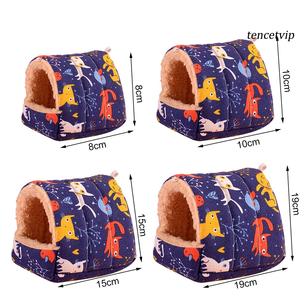 Giường ngủ mini bằng vải bông ấm áp cho thú cưng tùy chọn màu sắc
