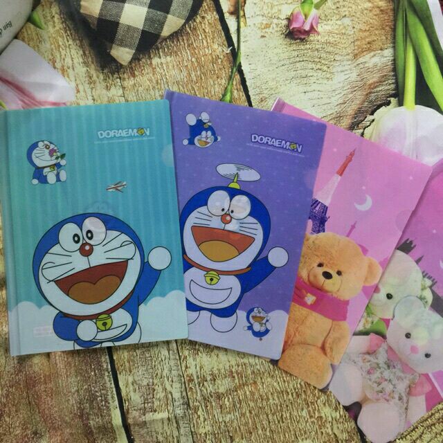 File rút gáy hình A4 - Kẹp file tài liệu - Hình siêu nhân/ Công chúa/ Doraemon/ Gấu bông - 1 chiếc