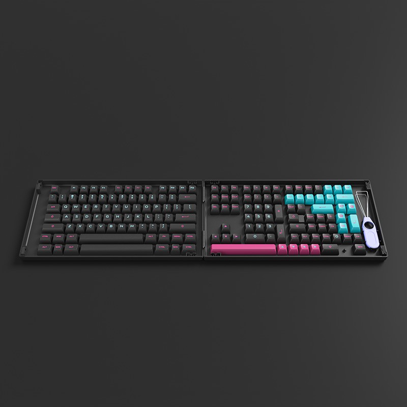 [Mã ELHAMS5 giảm 6% đơn 300K] Set keycap AKKO Midnight (PBT Double-Shot/ASA profile/158 nút)