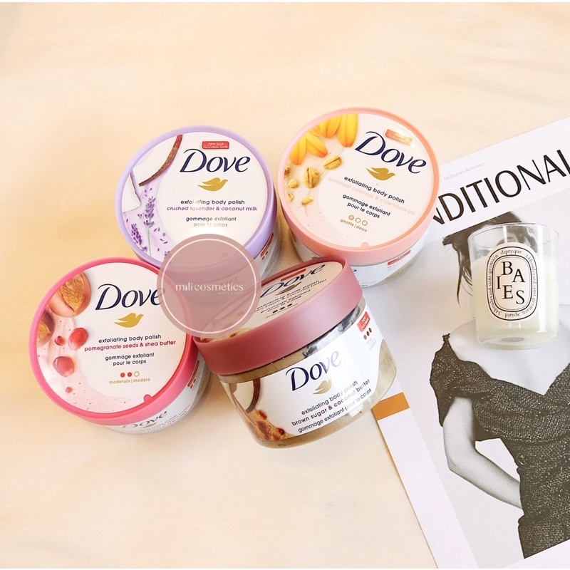 Tẩy tế bào chết cơ thể Dove
