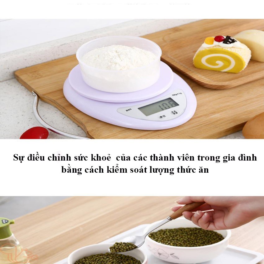 [FREESHIP❤️] CÂN TIỂU LY ❤️ CÂN ĐIỆN TỬ NHÀ BẾP ĐA NĂNG (KÈM PIN)