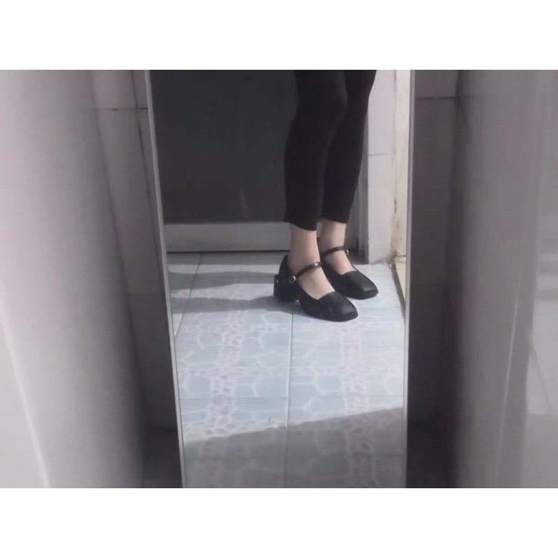 Giày Mary Jane mũi vuông 2021