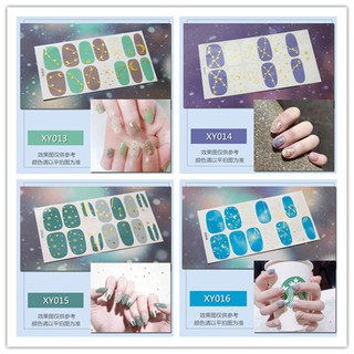 High quality eye-catching patterned nail stickers