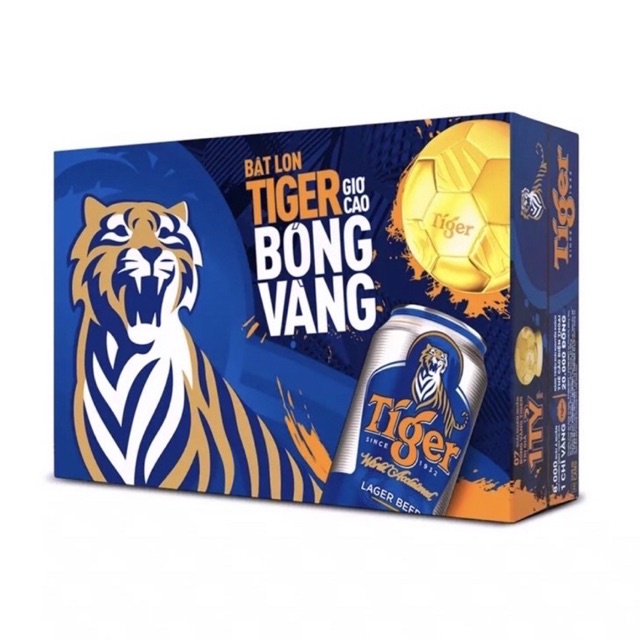 [NOWSHIP] Bia Tiger Thùng 24 Lon 330ml/lon