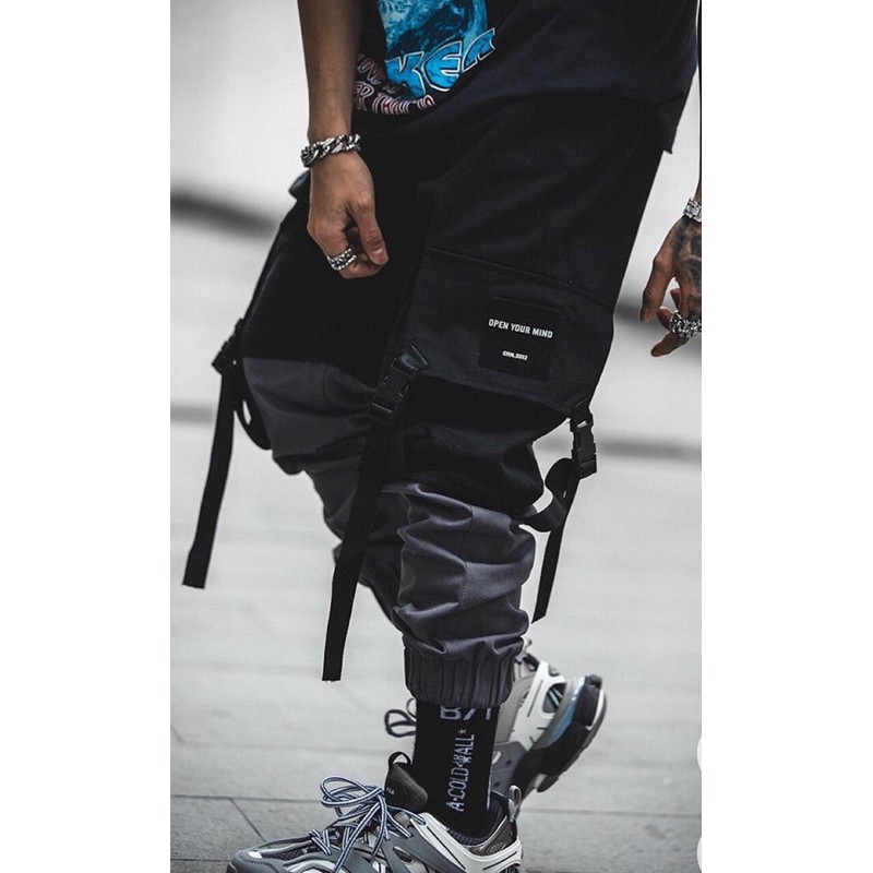 [ Kaki- cực chất ] Quần jogger kaki túi hộp phối màu siêu chất | BigBuy360 - bigbuy360.vn