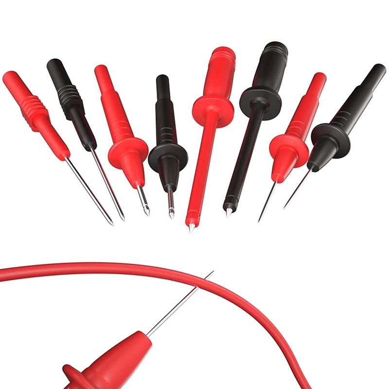 Bộ 25 Đầu Dò Thử Nghiệm Vạn Năng Bằng Silicone Kèm Kẹp Cá Sấu Thay Thế Tiện Dụng