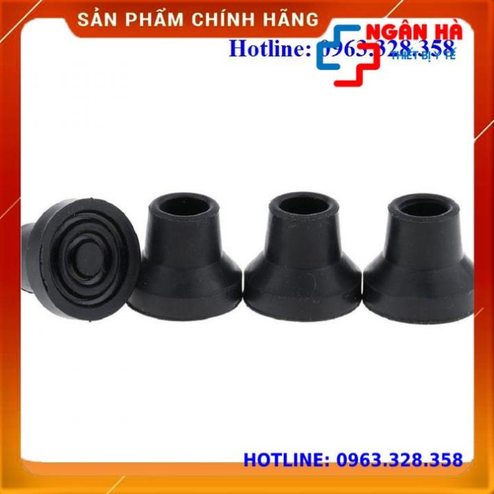 Chân đế cao su gậy batong gậy 1,3,4 chân cho gậy lucass - [Hàng công ty]