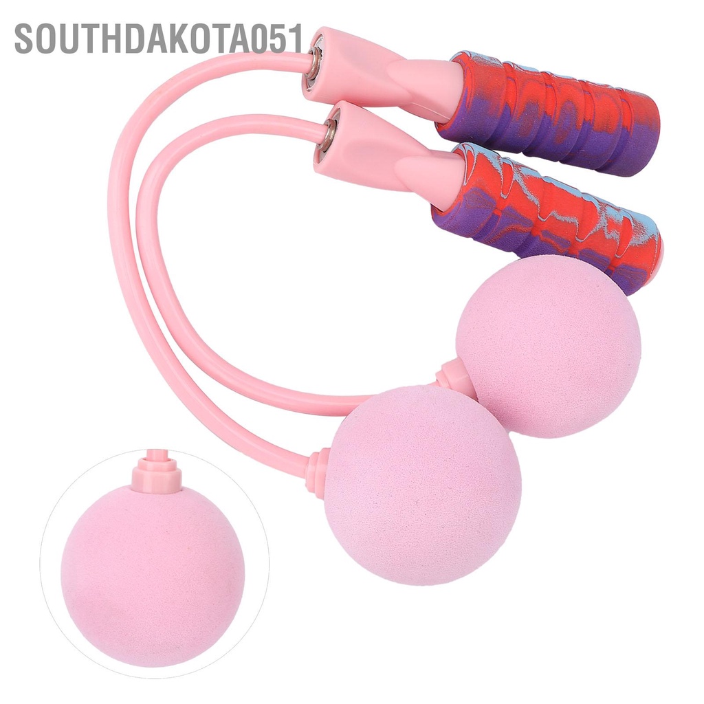 Southdakota051 Dây nhảy không dây Thể dục thể thao Đào tạo chất béo Đốt cháy (Màu hồng)