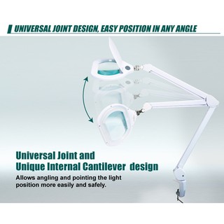 Kính lúp đèn kẹp bàn Pro'skit MA-1219F