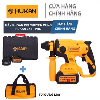 Máy khoan | Máy khoan pin chuyên dụng Hukan ZX3 - PRO | Hàng chính hãng | Công nghệ Mỹ