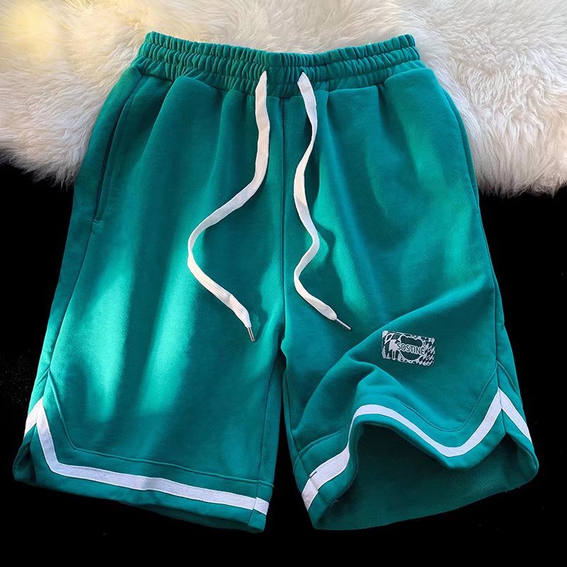 Quần Short Nam In Chữ Phong Cách Hip Hop Năng Động