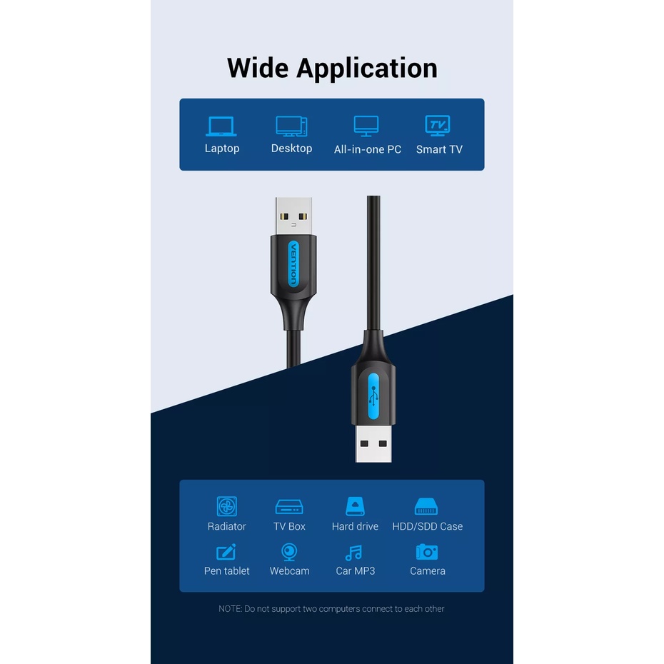 [Usb to Usb] Cáp 2 đầu USB 2.0 Vention COJB
