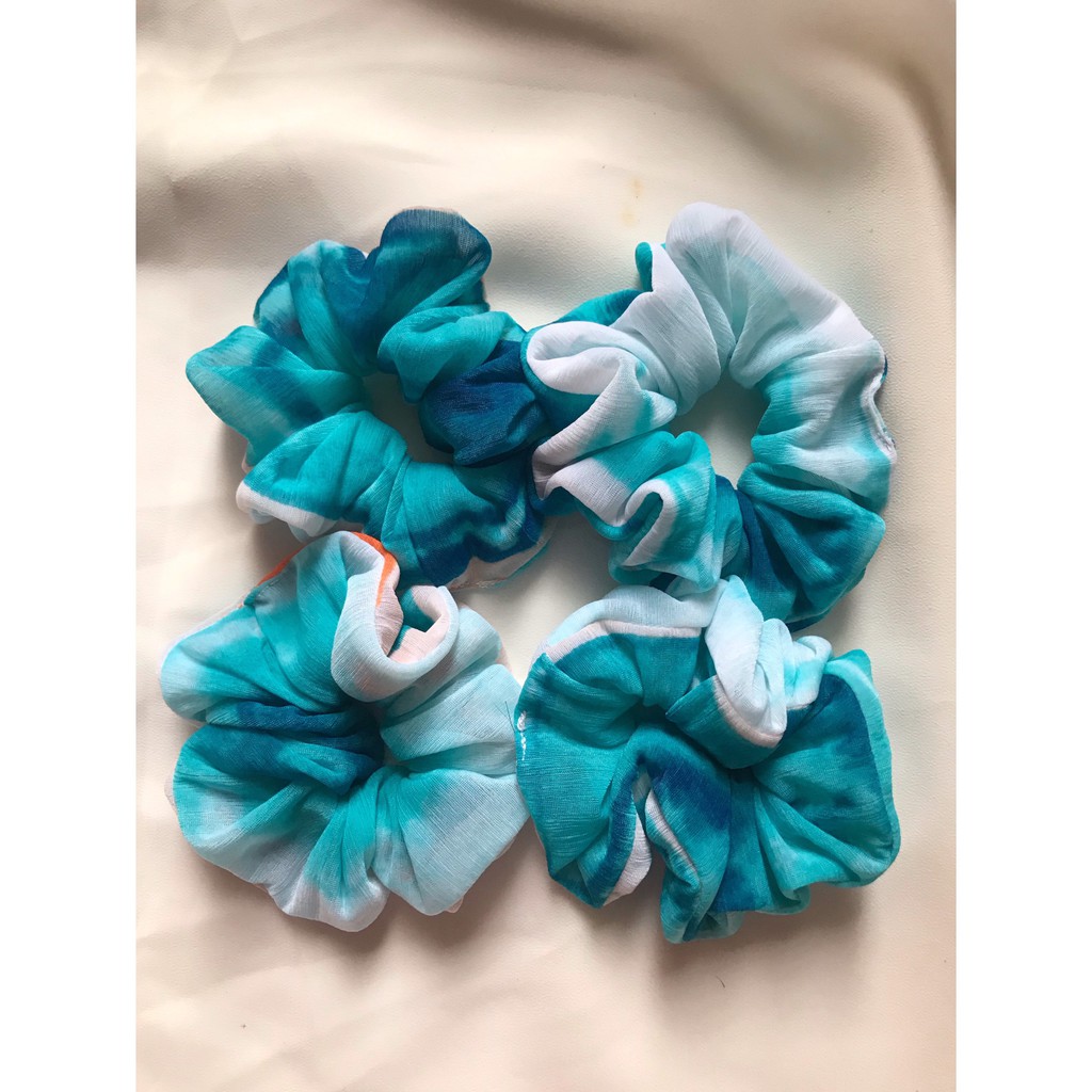 Giá Sỉ - Dây Buộc Tóc Scrunchies 60cm X 4cm - Nhiều Màu Sắc - Nhiều Chất Liệu - Vải Xuất Dư Không Lo Đụng Hàng