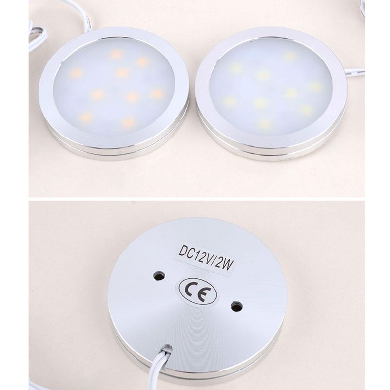 Bảng Đèn LED Tròn Siêu Mỏng Gắn Trần Nhà 2 5W 12V