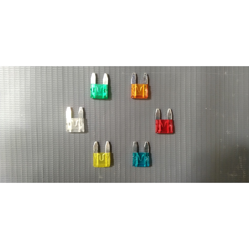 Cầu chì lưỡi mini 5a 10a 15a 20a 25a 30a chuyên dụng cho xe hơi xe tải xe máy