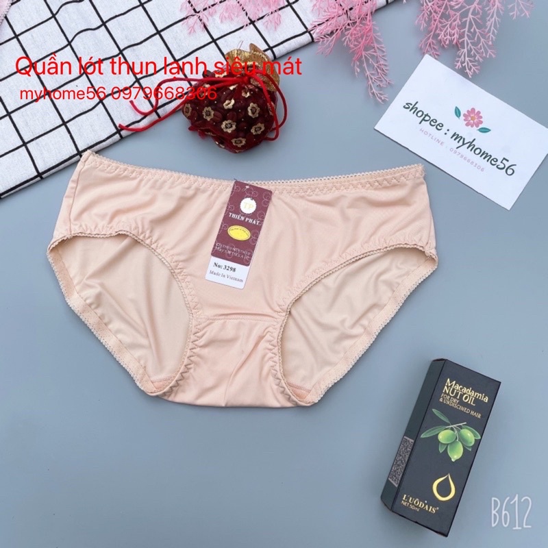 Quần lót thun lạnh siêu mát size L(48-60kg) 3298