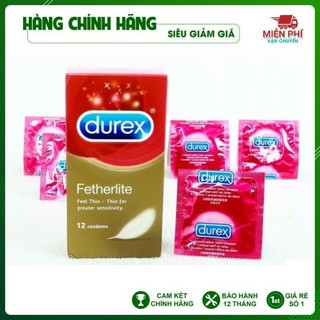 [MỎNG HƠN-NHIỀU HƠN]Bao cao su Durex Fetherlite Ultima 12 bao HOT vv