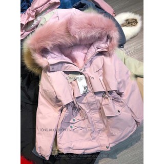 Áo phao lót lông rút eo siêu ấm siêu đẹp