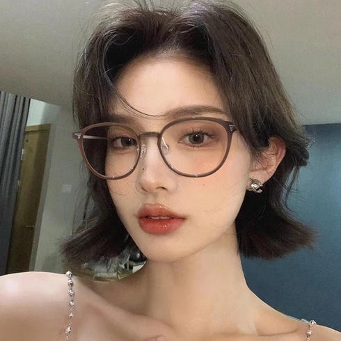 Kính Chống Ánh Sáng Xanh Phong Cách Vintage Hàn Quốc