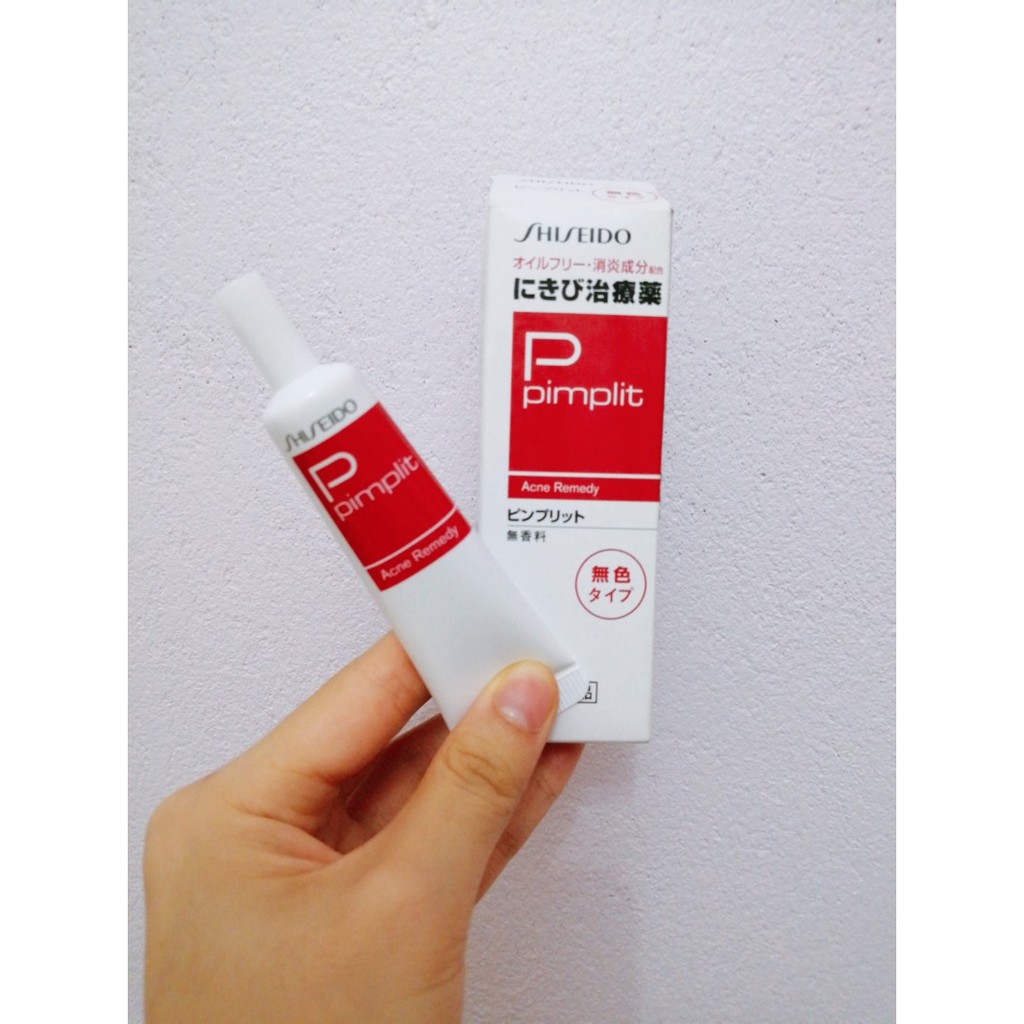 [Auth Nhật] Kem Chấm Mụn Pimplit Màu Da Shiseido Acne Remedy 18gr