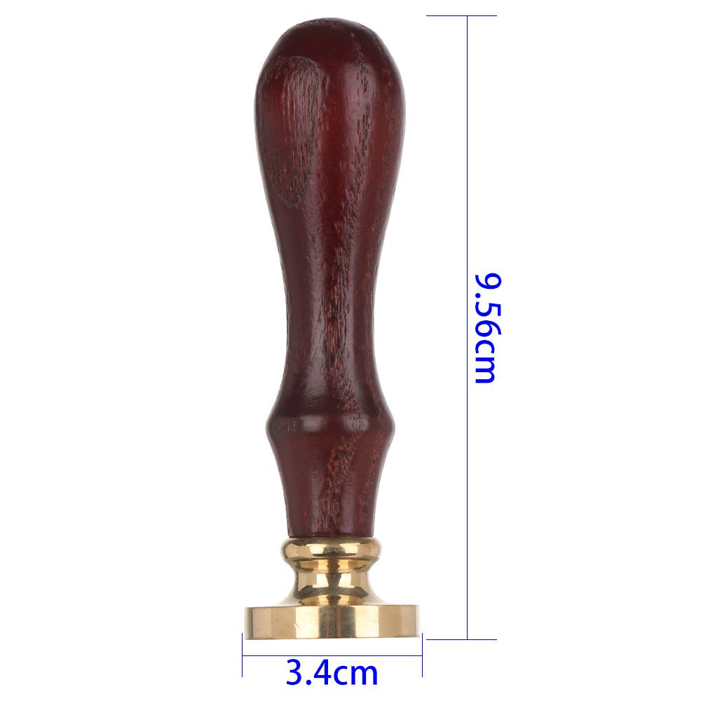 Con Dấu Sáp In Chữ Thank You Với Tay Cầm Bằng Đồng Cổ Điển