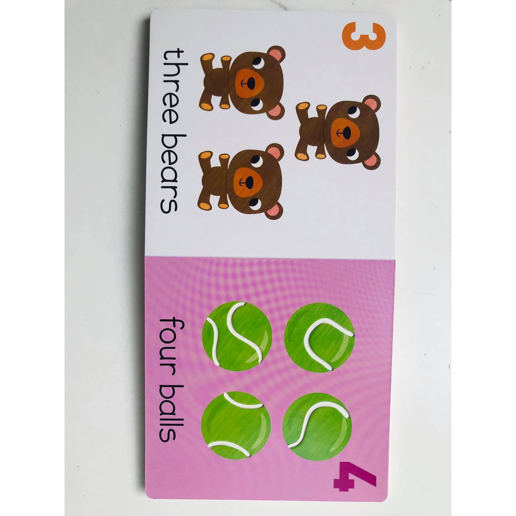 Sách Touch and Feel Board Book Counting - Chạm Và Cảm Nhận Việc Đếm Bảng