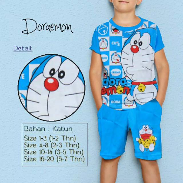 Doraemon Bộ Đồ Thời Trang Hình Doremon Đáng Yêu Cho Bé