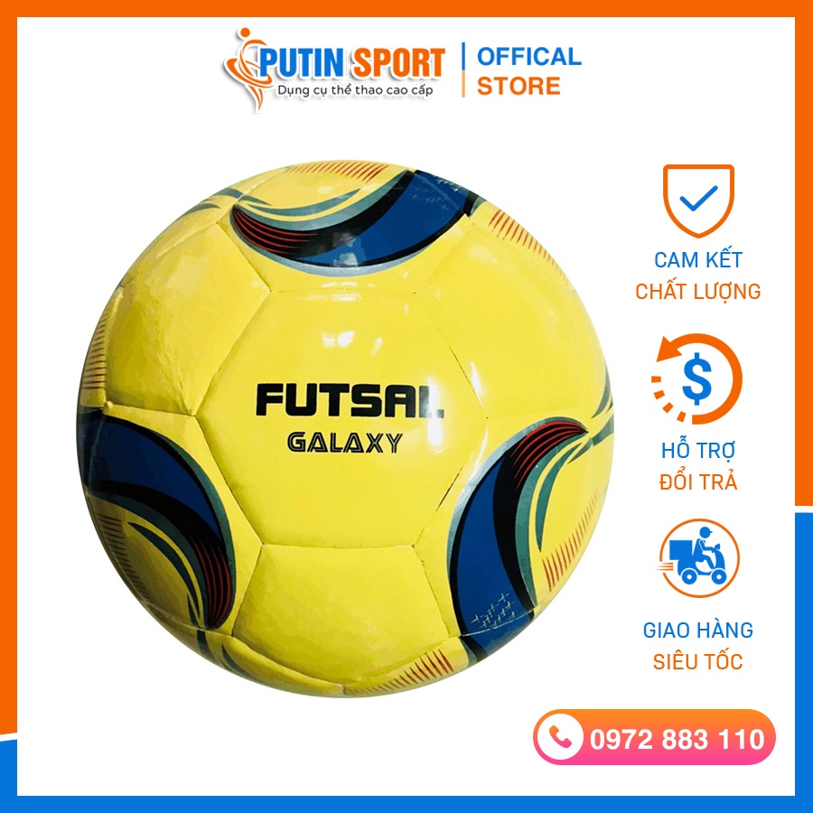 Quả Bóng Geru Futsal Galaxy ⚽️  - Banh đá size số 4 dùng cho sân cỏ nhân tạo mini. Bóng lì không tưng - Putin Shop