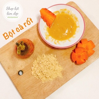 Bột cà rốt nguyên chất dưỡng da mặt và body đẹp da THORA